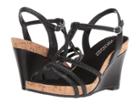 Aerosoles Plush Song (black Snake) Women's Wedge Shoes