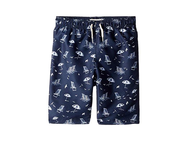 Appaman Kids Mid Length Swim Trunks (toddler/little Kids/big Kids) (beach Chair) Boy's Swimwear