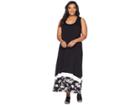 Karen Kane Plus Plus Size Maxi Tank Dress (black) Women's Dress