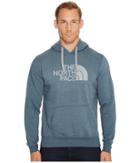 The North Face Half Dome Hoodie (conquer Blue Heather/monument Grey) Men's Long Sleeve Pullover