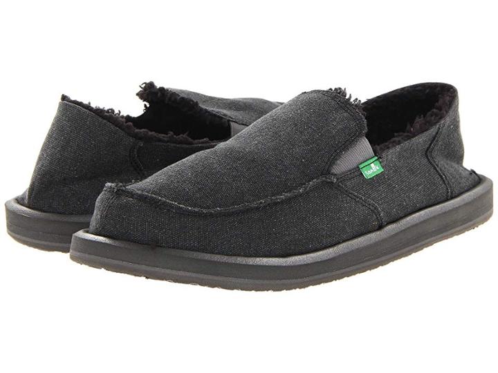 Sanuk Vagabond Chill (charcoal 2) Men's Slip On  Shoes