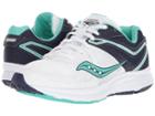 Saucony Cohesion 11 (white/navy/teal) Women's Shoes