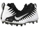 Nike Alpha Menace Pro Mid (white/metallic Silver/black) Men's Cleated Shoes