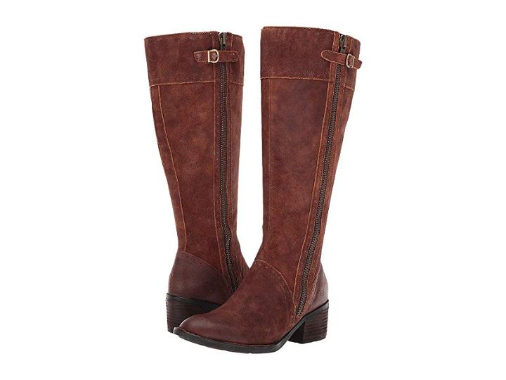 Born Poly Wide Calf (tobacco Distressed) Women's Shoes