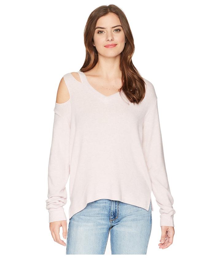 Lna Brushed Hawk (heather Pink) Women's Clothing