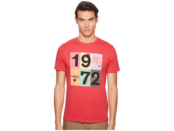 Paul Smith 1972 T-shirt (red) Men's T Shirt