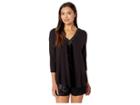 Donna Karan Sleep Top (black) Women's Pajama