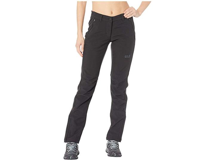 Jack Wolfskin Zenon Softshell Pants (black) Women's Casual Pants