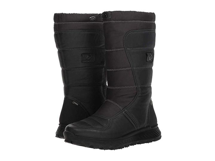 Ecco Sport Exostrike Gore-tex(r) Tall Boot (black/black) Women's Boots
