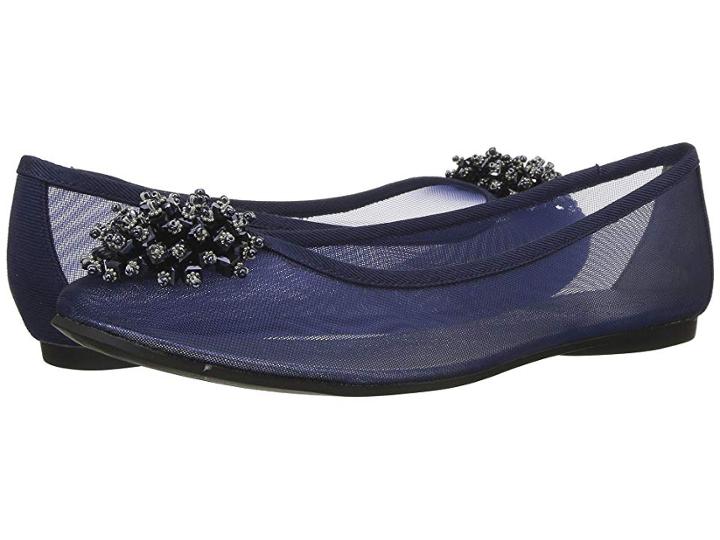 Adrianna Papell Stevie (midnight) Women's Dress Flat Shoes