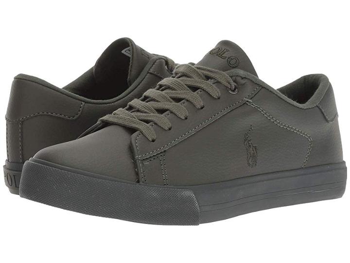 Polo Ralph Lauren Kids Easten (big Kid) (triple Olive Tumbled) Kid's Shoes