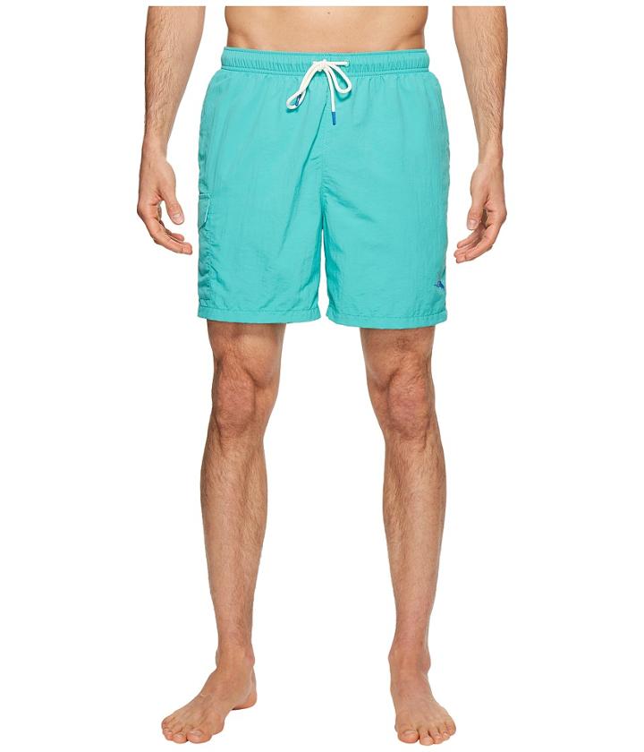 Tommy Bahama Naples Coast Swim Trunk (castaway Green) Men's Swimwear