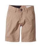 Volcom Kids Frickin Lightweight Shorts (big Kids) (beige) Boy's Shorts
