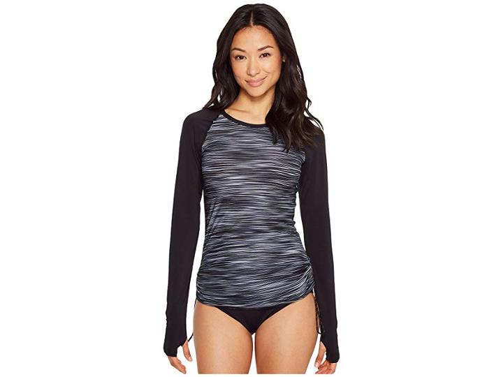Tyr Arvada Belize Long Sleeve Rashguard (black) Women's Swimwear