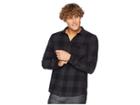 Quiksilver Motherfly Flannel (black 2) Men's Clothing