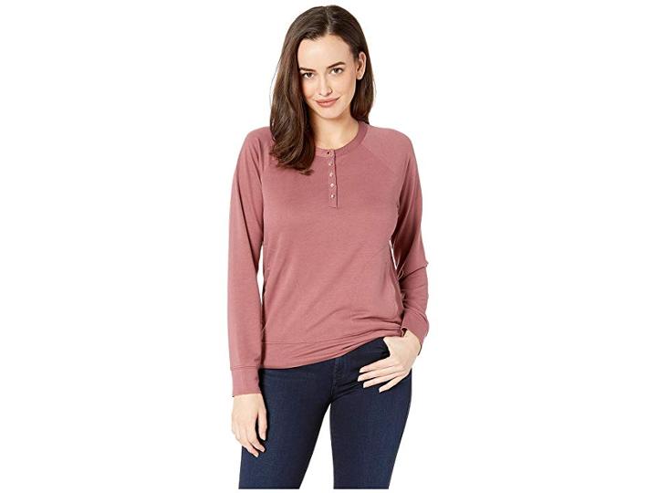 Kenneth Cole New York Snap Tape Pullover (rose Brown) Women's Clothing