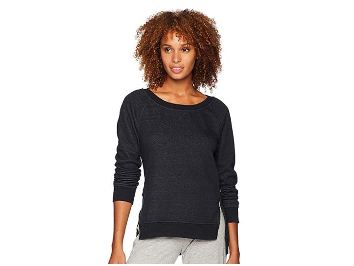 Ugg Morgan Top (black Heather) Women's Sweatshirt