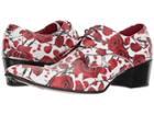Jeffery-west Steel Diamond Tipped Lace Shoe (black/red) Men's Shoes