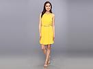 Jessica Simpson - Sleeveless Pleated Dress W/ Deep V Back (yellow)