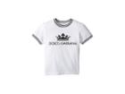 Dolce & Gabbana Kids Crown T-shirt (toddler/little Kids) (white) Boy's T Shirt