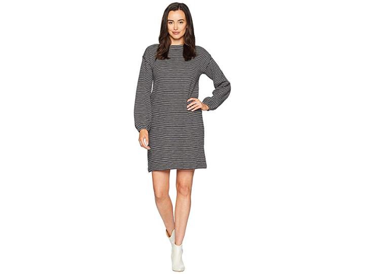 Lilla P Boat Neck Dress (black/antique White) Women's Dress