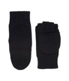 Ugg Classic Knit Flip Mittens (black) Extreme Cold Weather Gloves