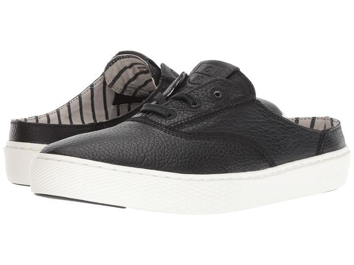 Cole Haan Grandpro Deck Mule (black Leather/optic White) Women's Shoes
