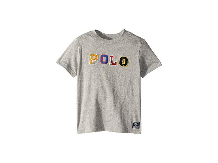 Polo Ralph Lauren Kids Cotton Jersey Graphic T-shirt (toddler) (andover Heather) Boy's T Shirt
