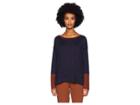 Eileen Fisher Lightweight Cozy Tencel Stretch Bateau Neck Top (midnight/rasionette) Women's Clothing
