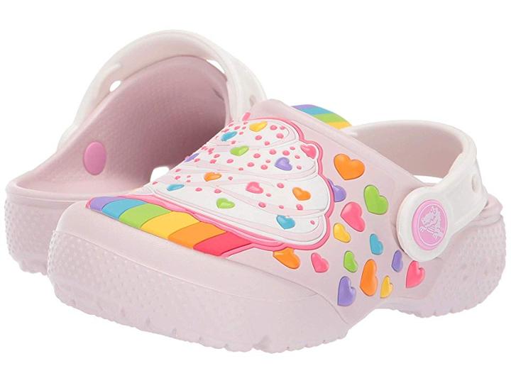 Crocs Kids Crocsfunlab Cupcake Clog (toddler/little Kid) (barely Pink) Kids Shoes