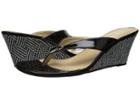 Cl By Laundry Tawny (black Patent) Women's Sandals