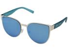 Betsey Johnson Bj479181 (silver/blue) Fashion Sunglasses