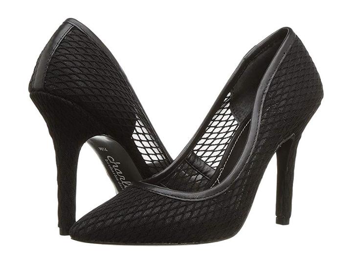 Charles By Charles David Maxx (black Fishnet) High Heels