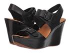 Kork-ease Susie (black F/g) Women's Wedge Shoes