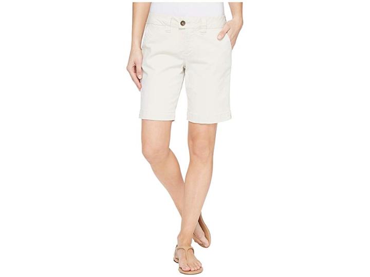 Jag Jeans Creston Shorts In Bay Twill (stone) Women's Shorts