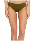 Jantzen Core Solids Full French Bikini Bottom (olive Me) Women's Swimwear