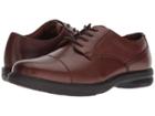Nunn Bush Melvin Street Cap Toe Oxford With Kore Slip Resistant Walking Comfort Technology (brown) Men's Lace Up Wing Tip Shoes