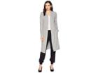 Dylan By True Grit Luxe Soft Marled Sweater Fleece Long Cardigan (heather Grey) Women's Sweater