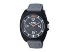 Steve Madden Madden Men Analog Silicone Strap Watch With Bead And Woven Bracelets Smms020 (grey/orange) Watches