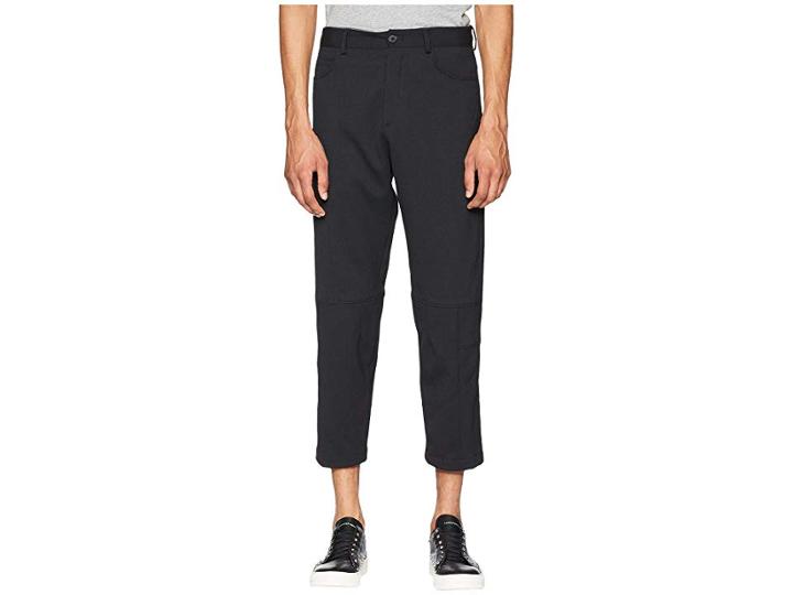 Mcq Cropped Pants (black) Men's Casual Pants