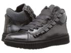 Geox Kids Disco Mix Girl 2 (little Kid/big Kid) (dark Grey) Girl's Shoes