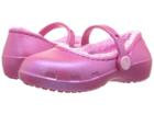 Crocs Kids Karin Lined Clog (toddler/little Kid) (party Pink) Girls Shoes