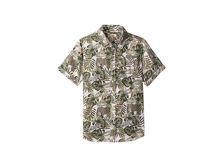 Peek Animal Camo Shirt (toddler/little Kids/big Kids) (olive) Boy's Clothing