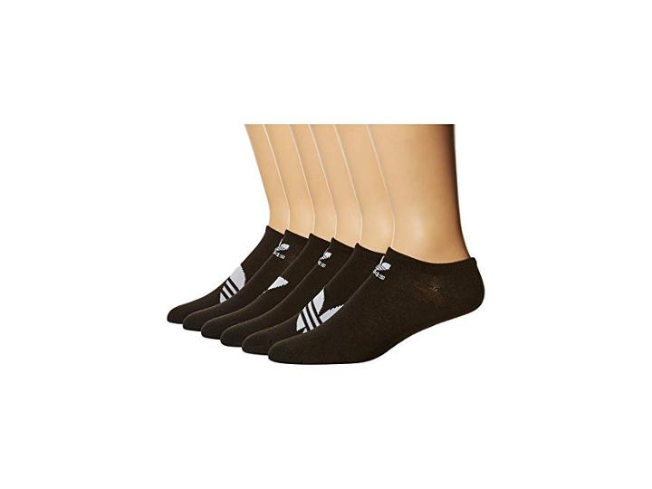 Adidas Originals Originals Trefoil No Show Sock 6-pack (black/white) Men's No Show Socks Shoes