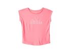 Adidas Kids Graphic Tee (toddler/little Kids) (bright Pink) Girl's T Shirt