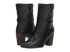 Frye Naomi Pickstitch Mid (black Soft Vintage Bovine) Women's Boots