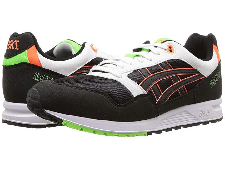 Asics Tiger Gel-sagatm (black/shocking Orange) Men's  Shoes