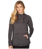 New Balance Evolve Soft Hoodie (black Heather) Women's Sweatshirt