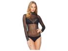 Emporio Armani Eternal Lace Bodysuit (black) Women's Jumpsuit & Rompers One Piece
