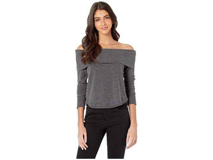 Good Hyouman Altyn Gh Logo Off The Shoulder (black Sand) Women's Clothing